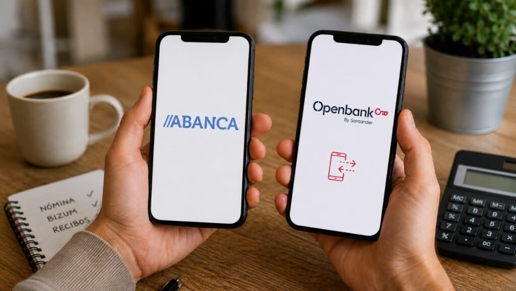 ABANCA pide nómina para su 2%; Openbank lo liga a Bizum y suma recibos