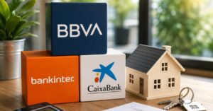 BBVA Bankinter y CaixaBank ofrecen vías distintas para comprar casa con poco ahorro