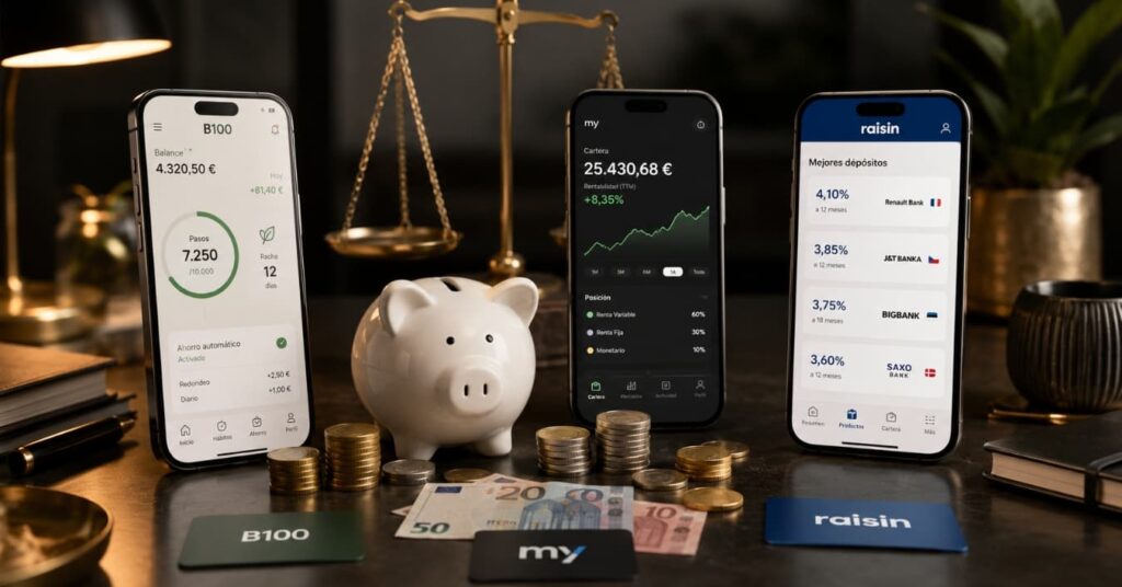 Comparativa actual entre B100 MyInvestor y Raisin para ahorrar sin nómina