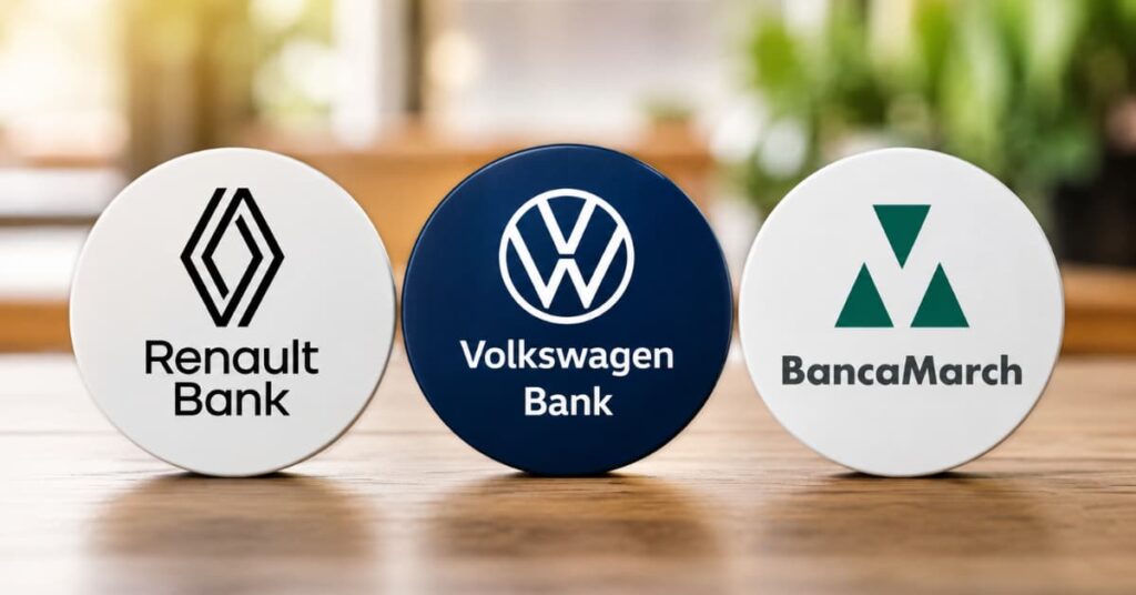 Comparativa de depósitos de Renault Bank Volkswagen Bank y Banca March en mayo de 2026