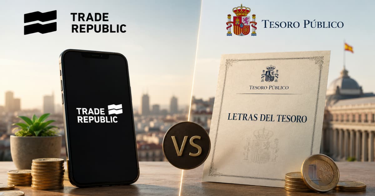 Comparativa entre Trade Republic y las últimas Letras del Tesoro de mayo de 2026