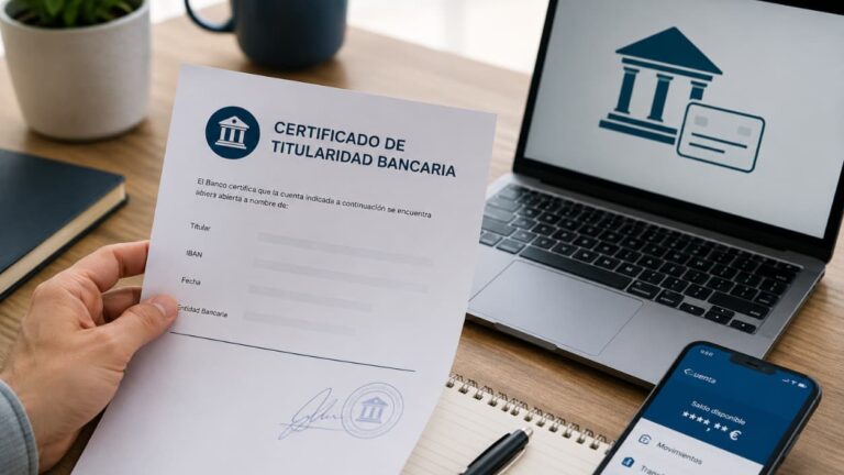 Certificado de titularidad: clave al cambiar de banco