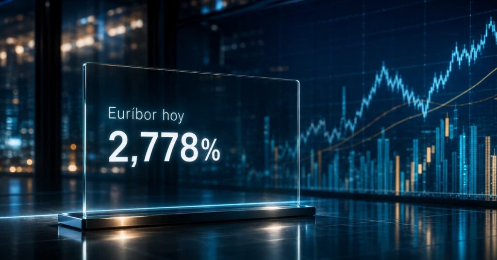 Euríbor hoy 11 de mayo de 2026