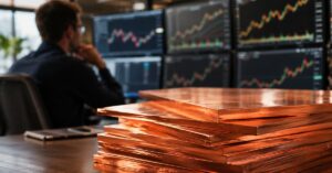Láminas de cobre y cotizaciones de ETFs ligados al metal