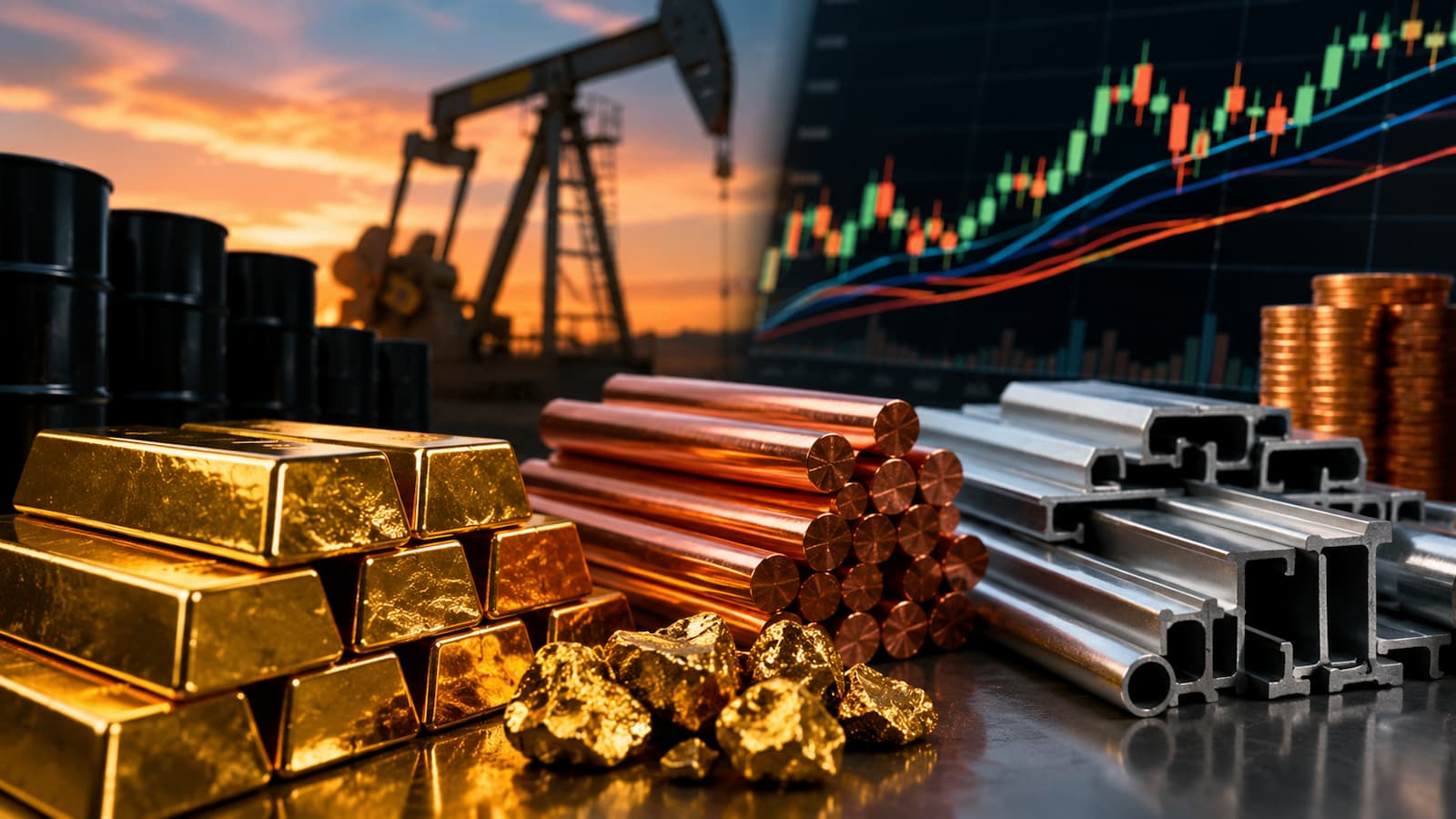 Materias primas y ETFs energía oro y metales vuelven al radar en julio