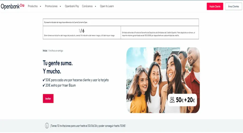 Openbank cuenta amigo