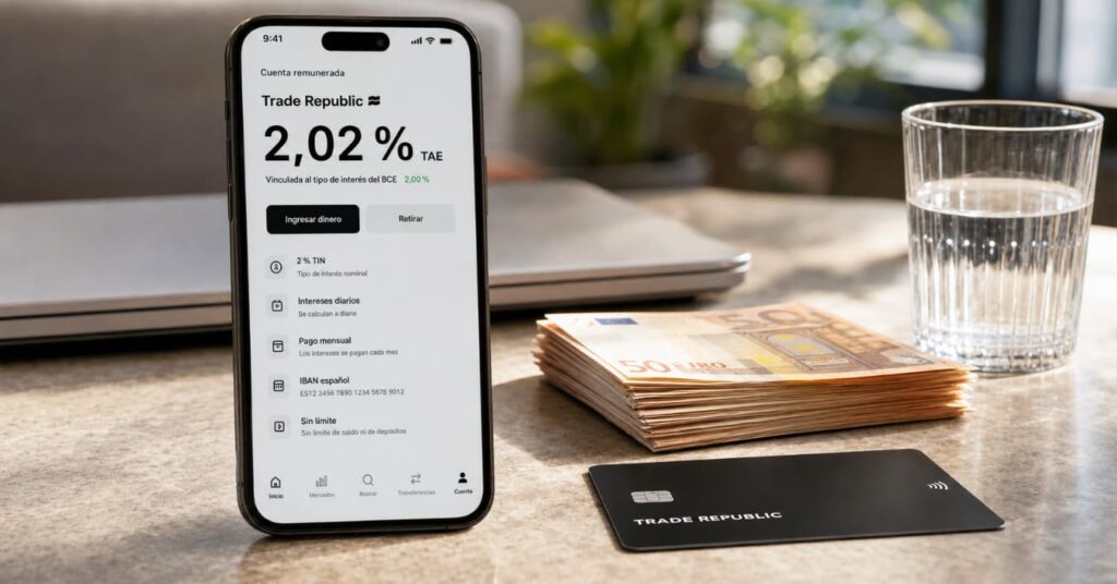 Trade Republic mantiene el 2 02% tras la pausa del BCE.