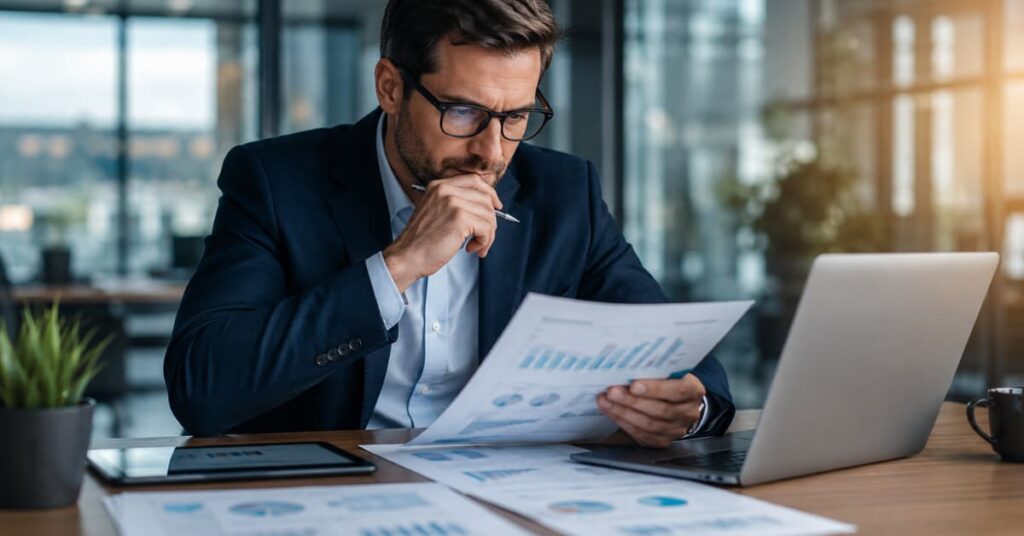 Un inversor revisa la transparencia y los riesgos de un ETF UCITS