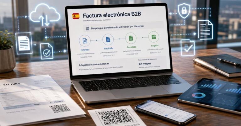 Factura electrónica B2B: qué cambia ya en España