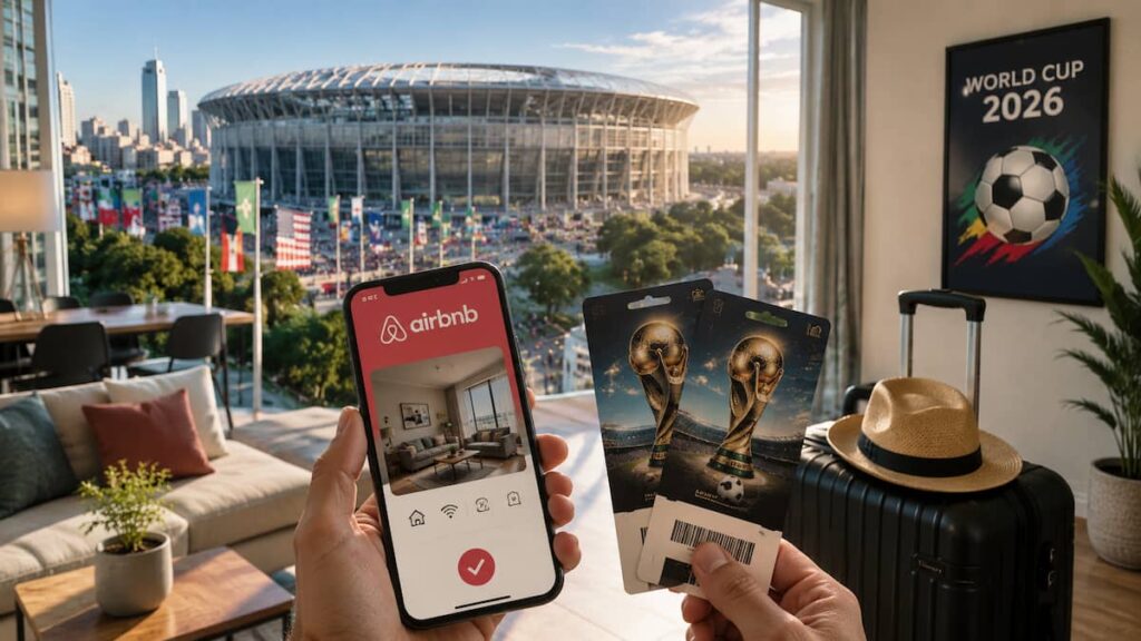 Airbnb incluye entradas del Mundial 2026 en alojamientos seleccionados
