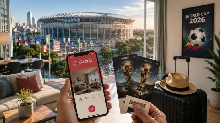 Airbnb mete entradas gratis en alojamientos del Mundial 2026