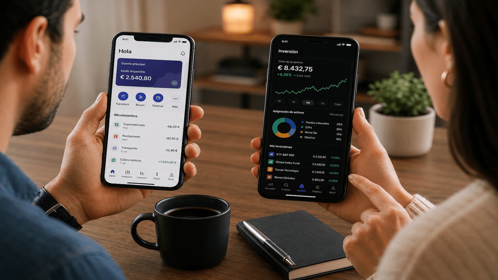 Apps bancarias e inversión móvil en julio de 2026