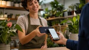 Autónomo cobrando con Tap to Pay en iPhone