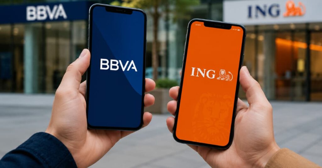 BBVA e ING compiten en junio con cuentas digitales y promociones.