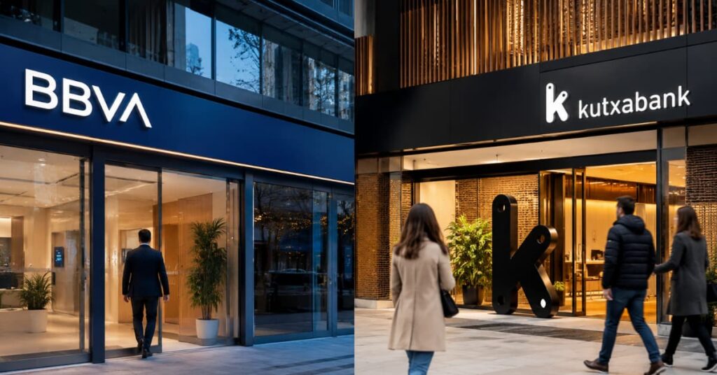 BBVA y Kutxabank compiten por nuevos clientes con campañas distintas
