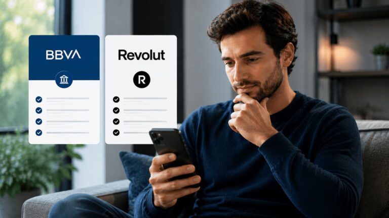 BBVA y Revolut compiten por ser la cuenta principal del cliente digital.