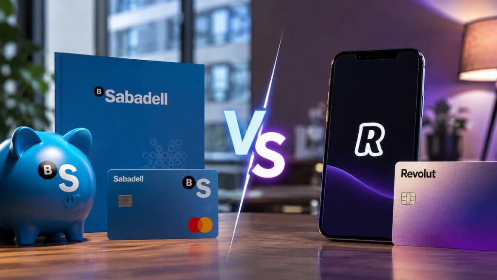 Banco Sabadell vs Revolut en Junio de 2026
