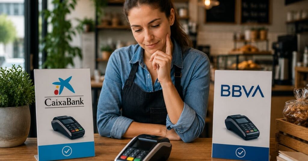 CaixaBank y BBVA ofrecen TPV gratis el primer año