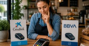 CaixaBank y BBVA ofrecen TPV gratis el primer año