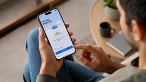 Cliente revisando el reto de ahorro de Revolut desde la app.