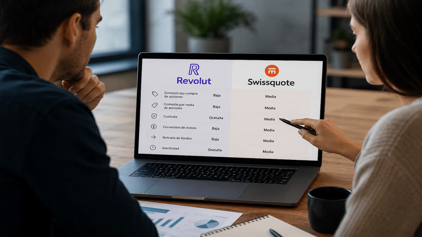 Revolut vs Swissquote