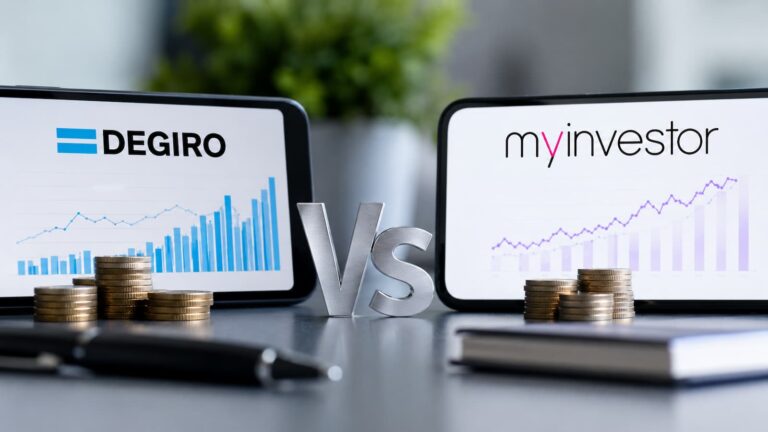 Comparativa de DEGIRO y MyInvestor para invertir desde España en julio