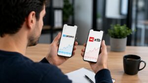 Comparativa de DEGIRO y XTB para invertir desde España