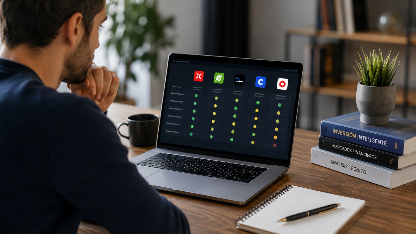 Comparativa de brokers online para invertir desde España