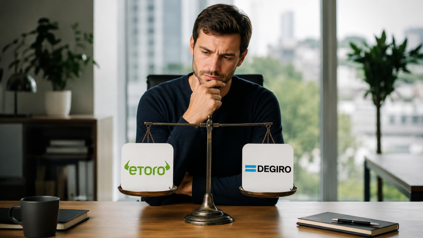 Comparativa de eToro y DEGIRO para inversores en España.
