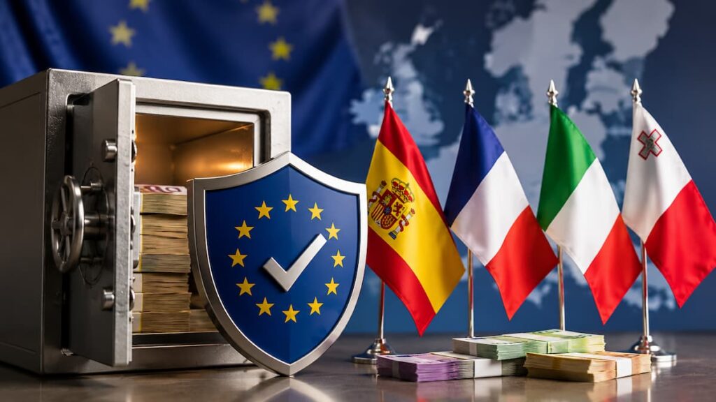 Contratar depósitos europeos cambia el fondo que cubre el dinero