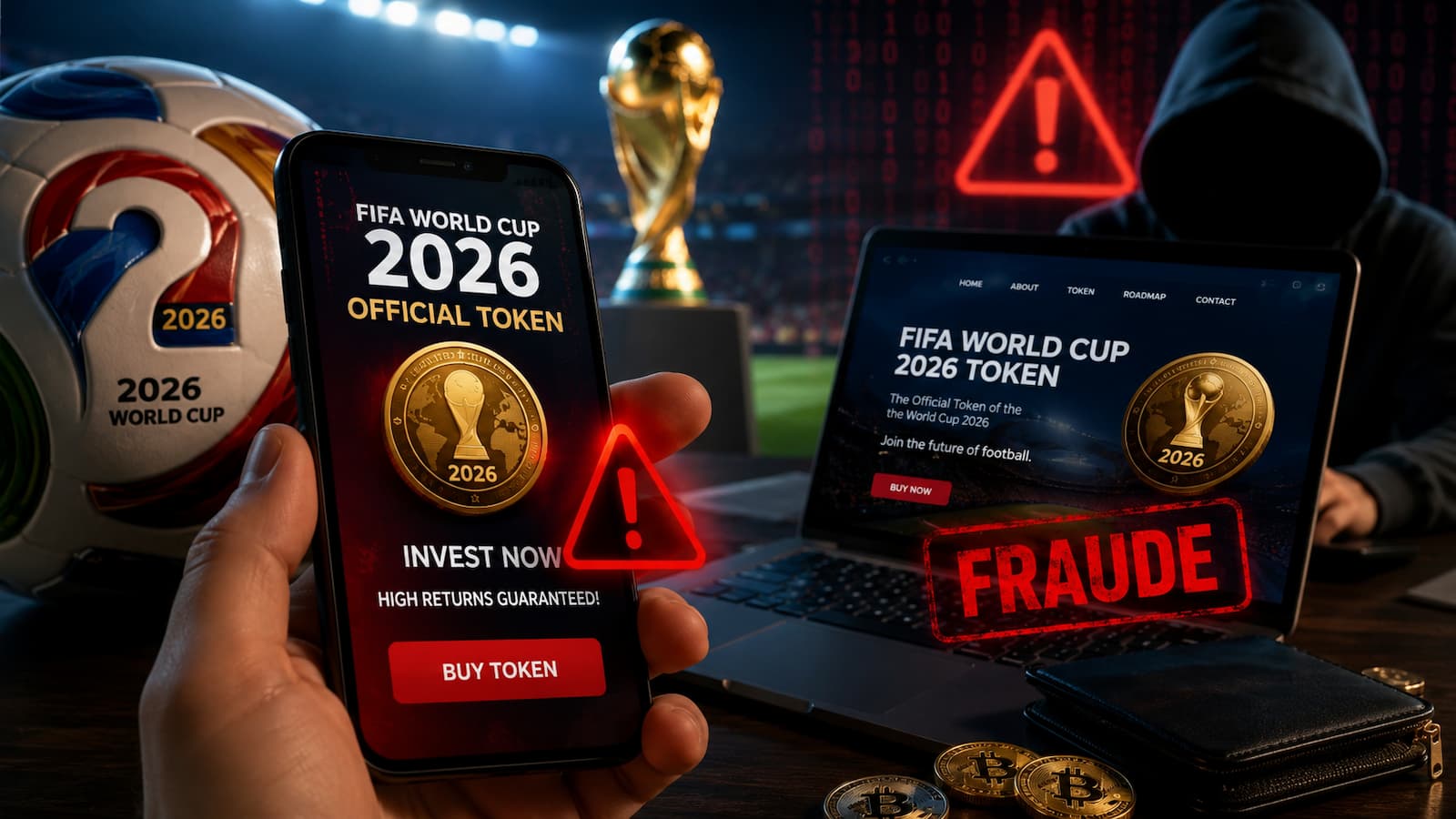 Criptotokens falsos del Mundial 2026