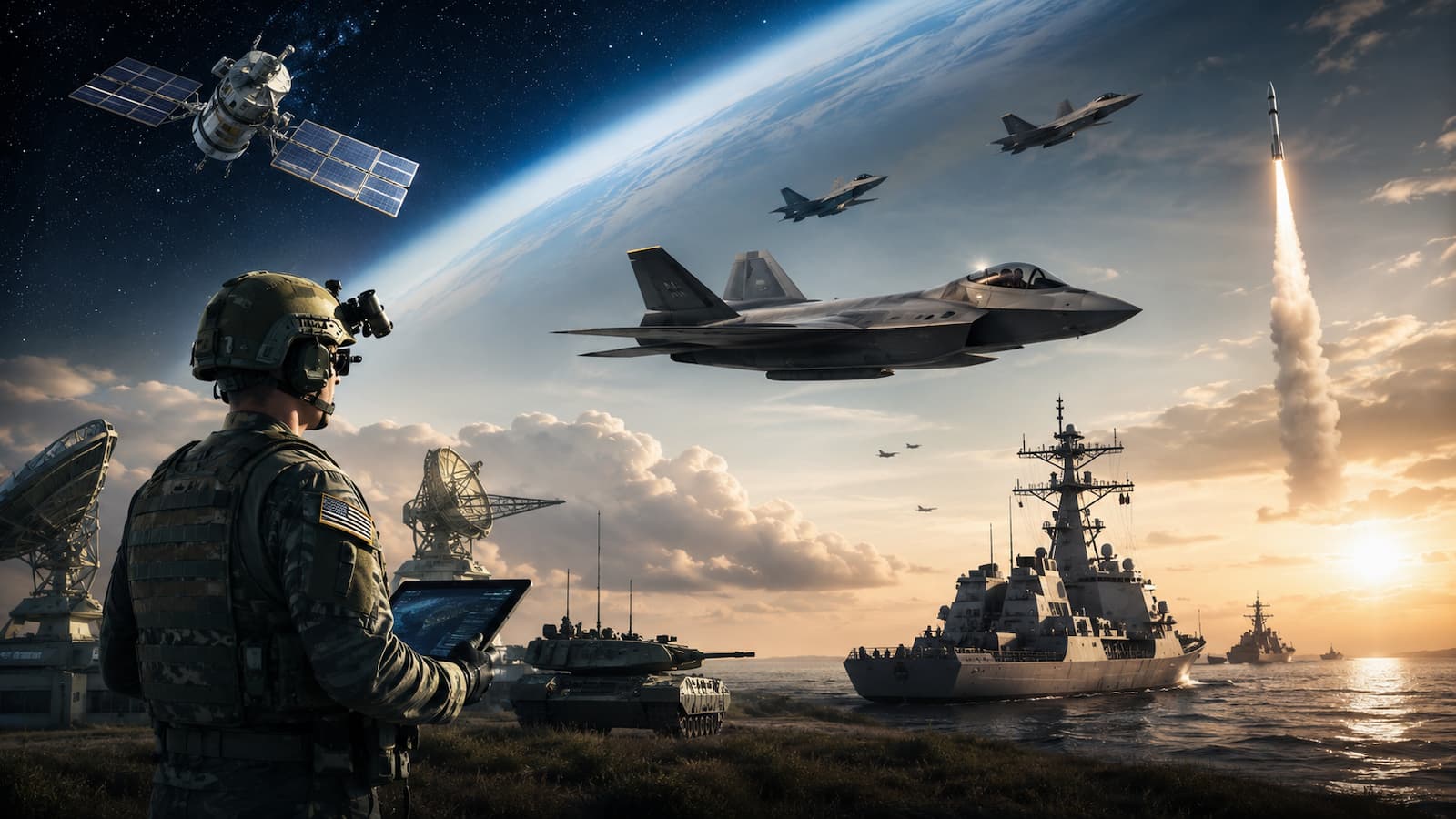 ETFs de defensa en julio de 2026 innovación espacio y gasto militar