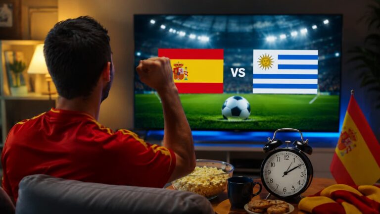 España-Uruguay a las 02:00 AM: gasto de ver el Mundial