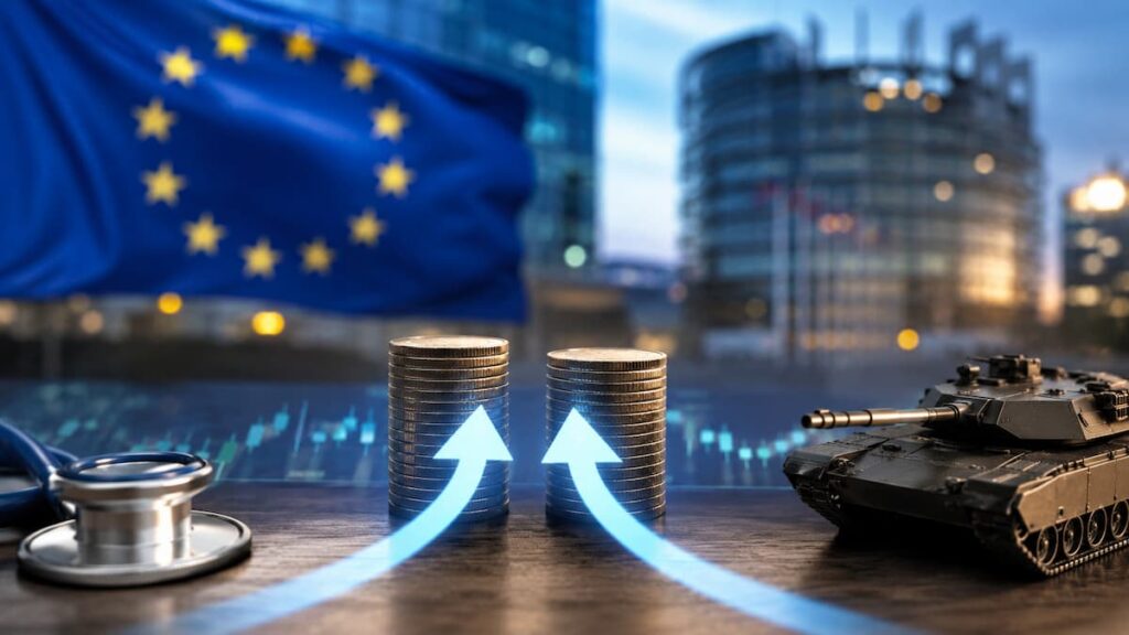 Flujos hacia ETFs de salud y defensa en Europa