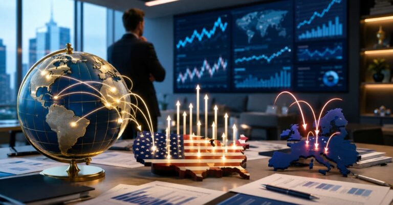 El giro silencioso del dinero: global y EE. UU. ganan, eurozona pierde