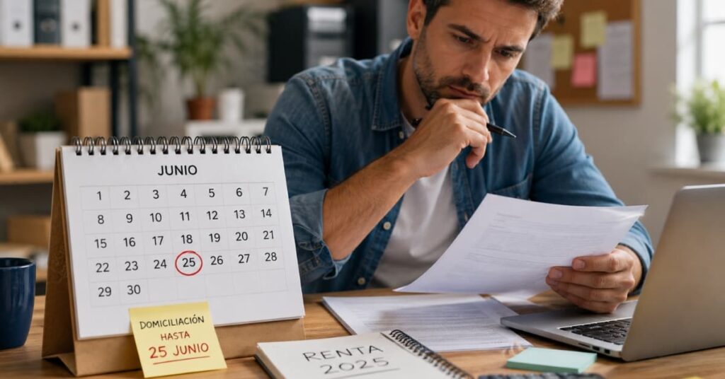 Hacienda adelanta al 25 de junio la fecha clave para domiciliar la Renta a pagar