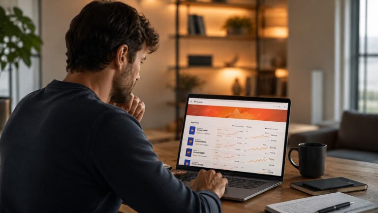 Inversor revisando ETFs disponibles en ING este mes