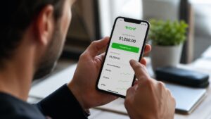 Inversor revisando el saldo disponible en eToro antes de dejar efectivo parado