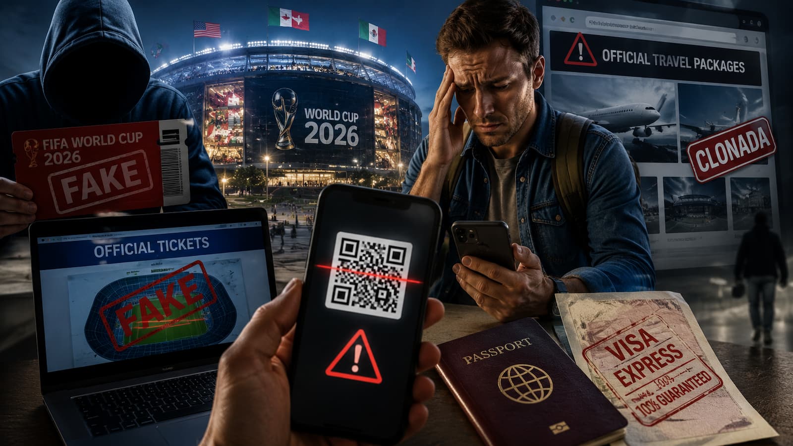 Las estafas del Mundial 2026 ya no son solo entradas falsas