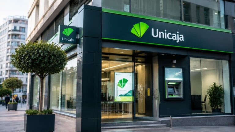 Oficina de Unicaja condiciones de su depósito online en julio