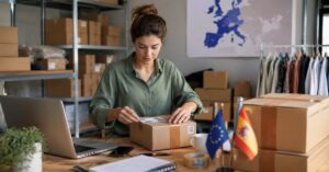 Pyme española preparando ventas online para mercados europeos