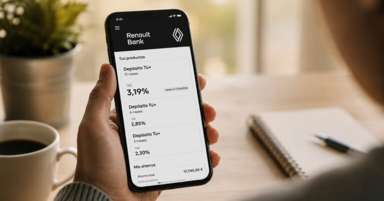 Renault Bank sube TAE de sus depósitos: hasta 3,15%