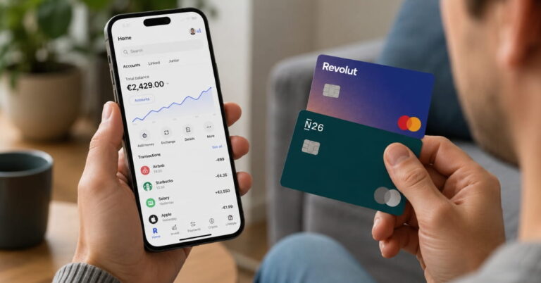 Revolut y N26 compiten por ser tu banco principal