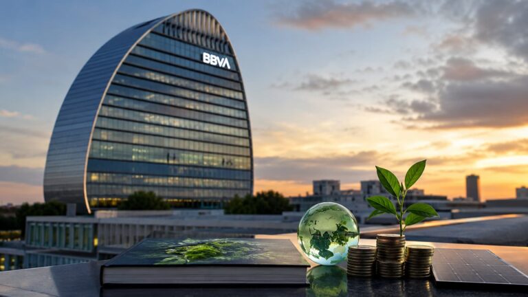 Sede de BBVA y mercados de deuda sostenible