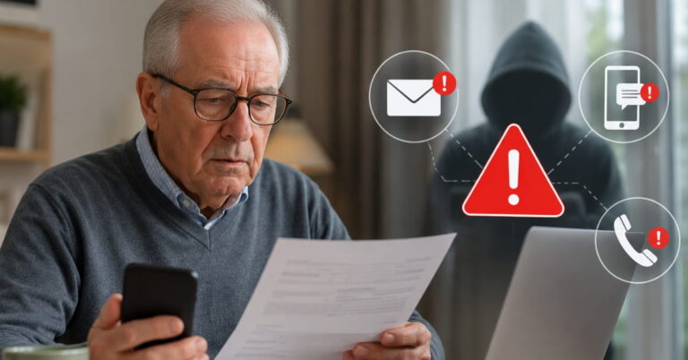 Estafas a pensionistas: señales antes de responder mensajes
