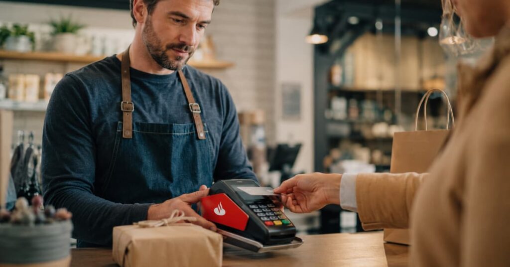 TPV de Santander en un comercio costes y condiciones para autónomos.