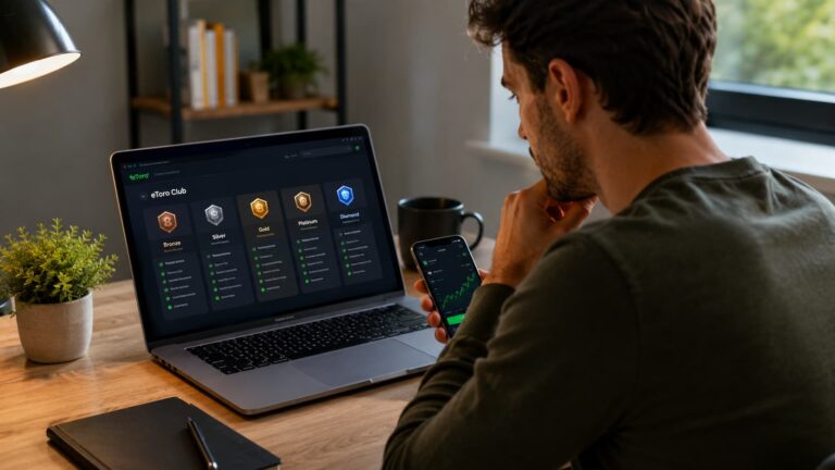 Usuario revisando si le compensa pagar eToro Club por suscripción
