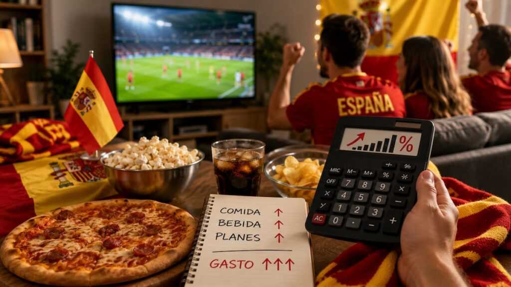 Ver a España en el Mundial 2026 puede elevar el gasto en comida bebida y ocio