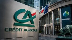 Acciones de Crédit Agricole cotizadas en Euronext Paris