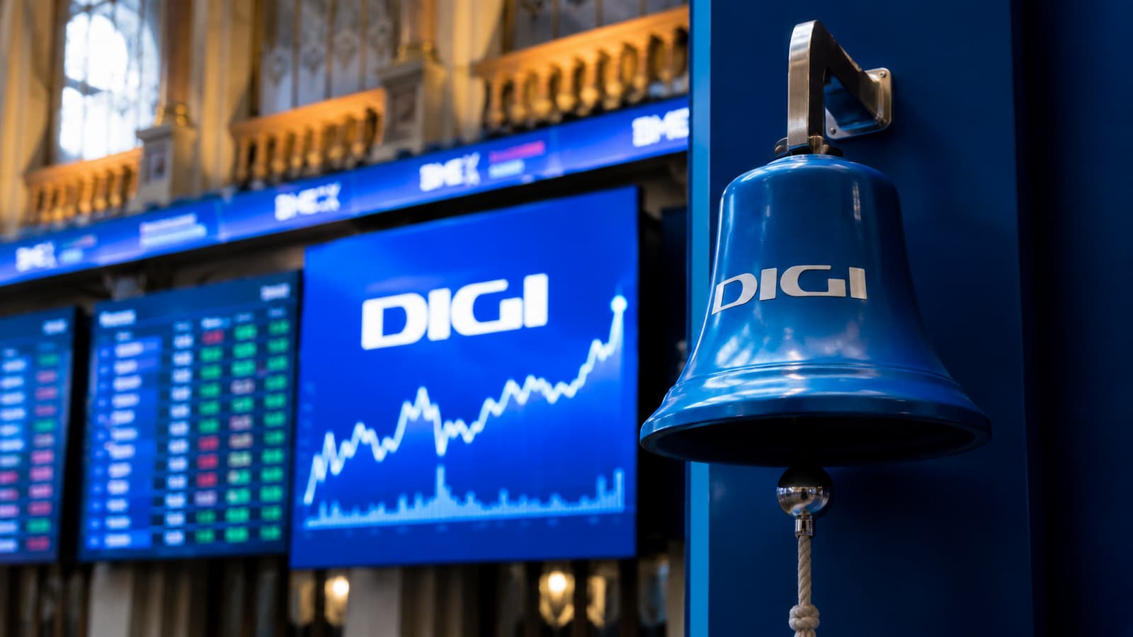 Acciones de DIGI Spain tras su estreno en la Bolsa española
